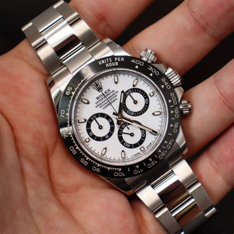 rolex black and white|rolex daytona list price.